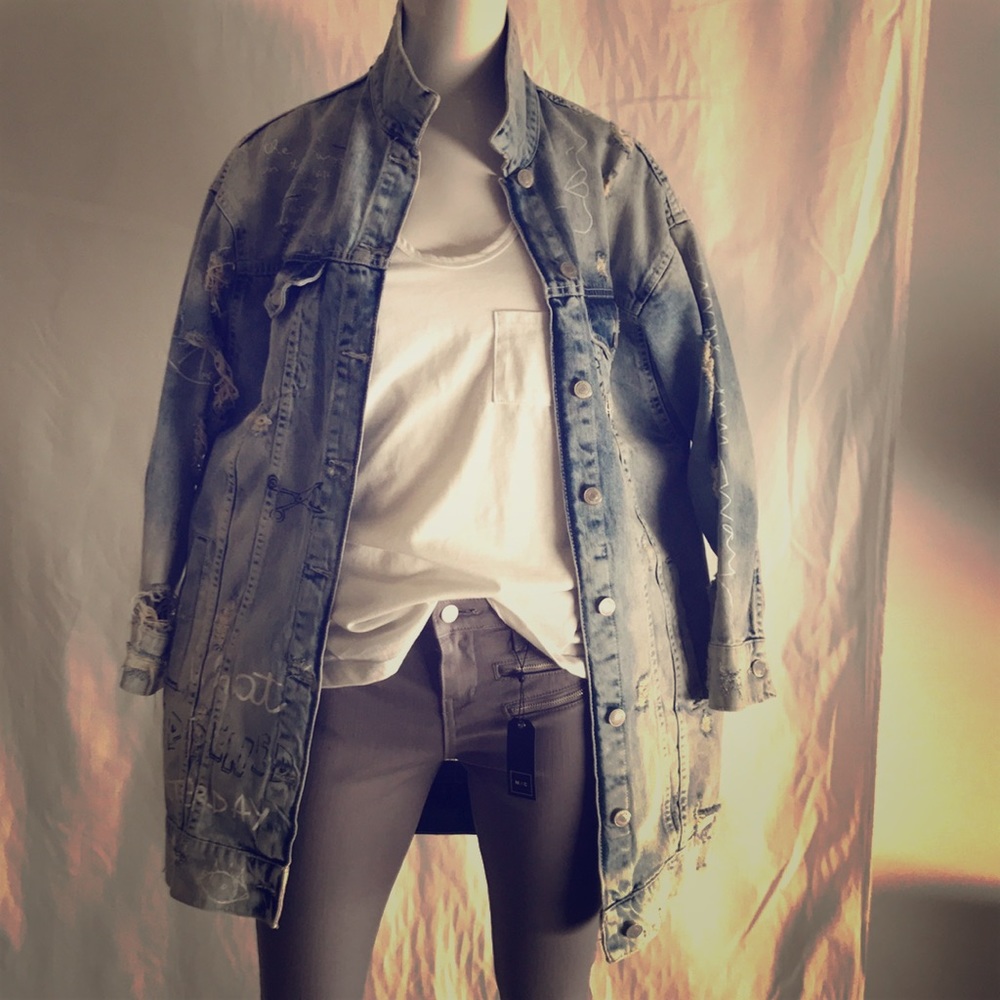 Zara Oversized Denim Jacket